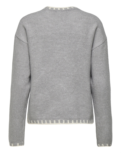 JDY - JDYSilja L/S On Contrast Strik - December Sky